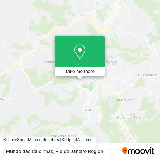 Mundo das Calcinhas map