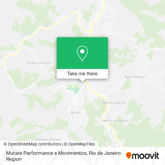 Mutare Performance e Movimentos map