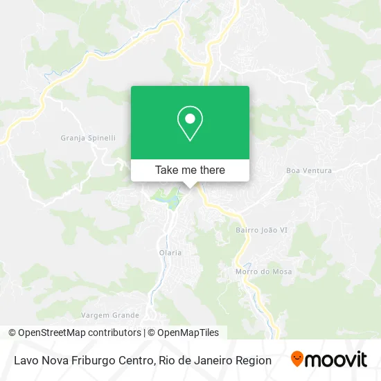 Lavo Nova Friburgo Centro map