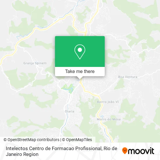 Intelectos Centro de Formacao Profissional map