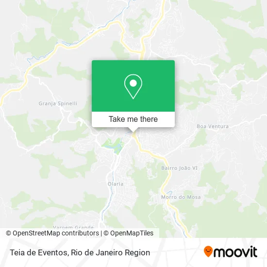 Teia de Eventos map