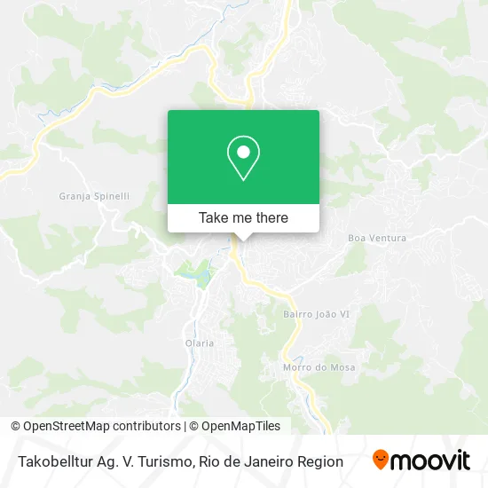 Takobelltur Ag. V. Turismo map