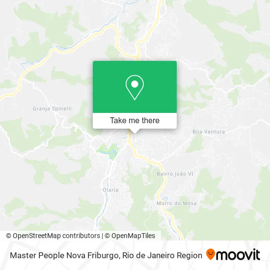 Master People Nova Friburgo map