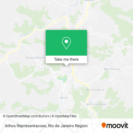 Athos Representacoes map