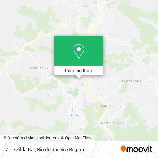 Ze e Zilda Bar map