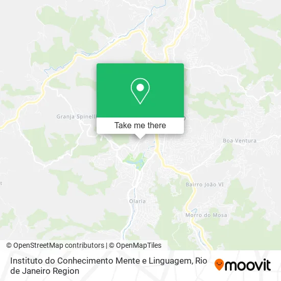 Instituto do Conhecimento Mente e Linguagem map