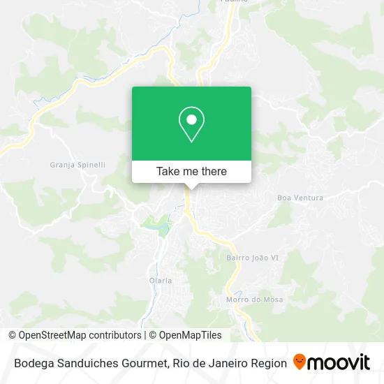 Bodega Sanduiches Gourmet map