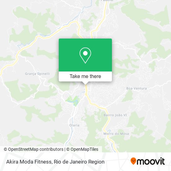 Akira Moda Fitness map