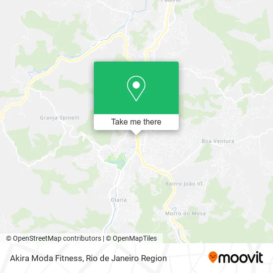 Akira Moda Fitness map