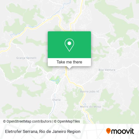 Eletrofer Serrana map