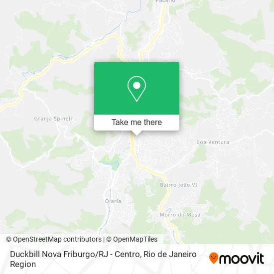 Duckbill Nova Friburgo / RJ - Centro map