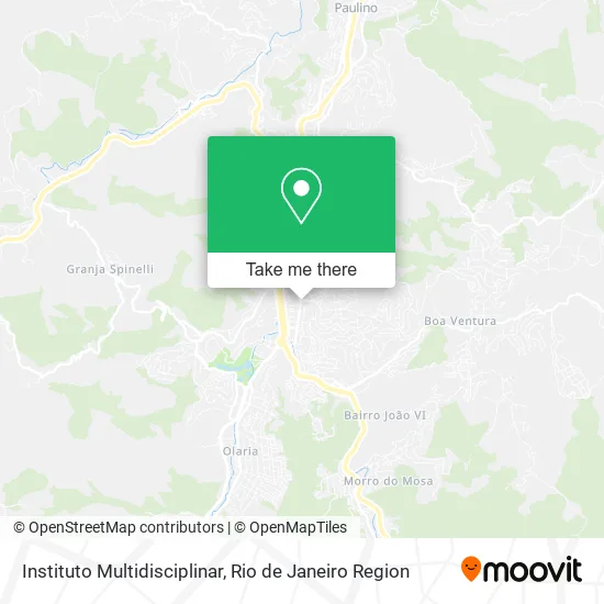 Instituto Multidisciplinar map