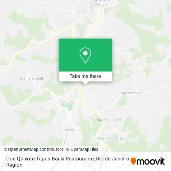 Don Quixote Tapas Bar & Restaurante map