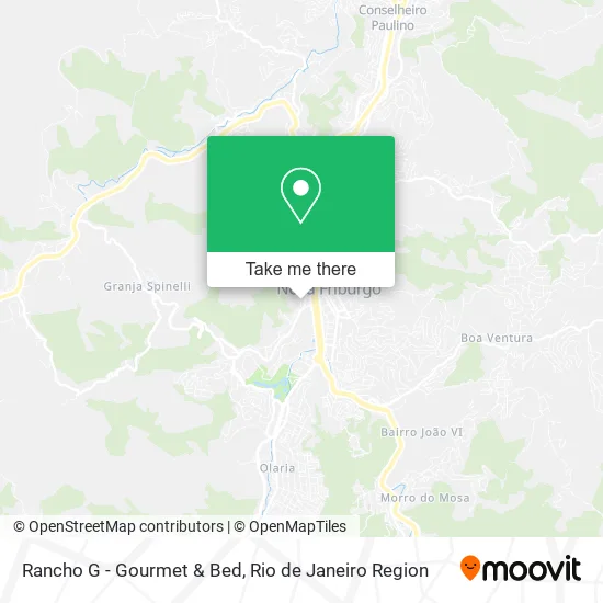 Rancho G - Gourmet & Bed map