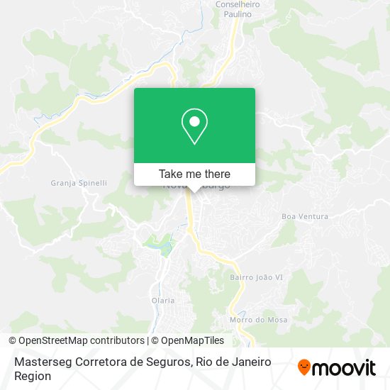 Masterseg Corretora de Seguros map