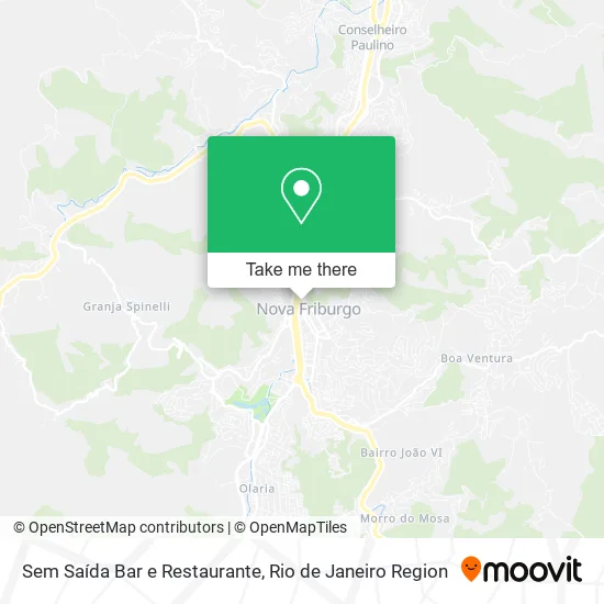 Sem Saída Bar e Restaurante map