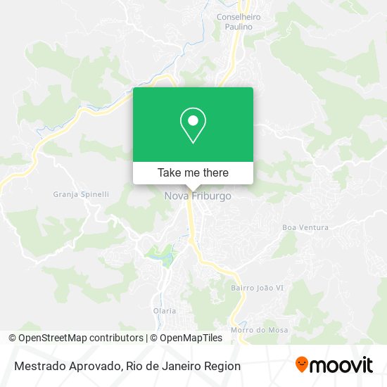 Mestrado Aprovado map