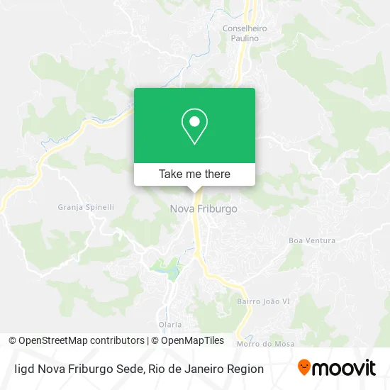 Iigd Nova Friburgo Sede map