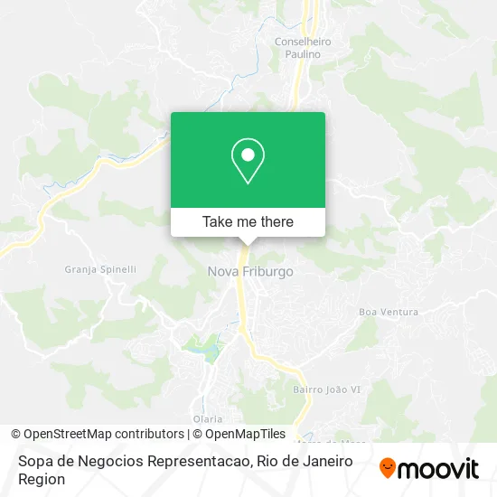 Sopa de Negocios Representacao map
