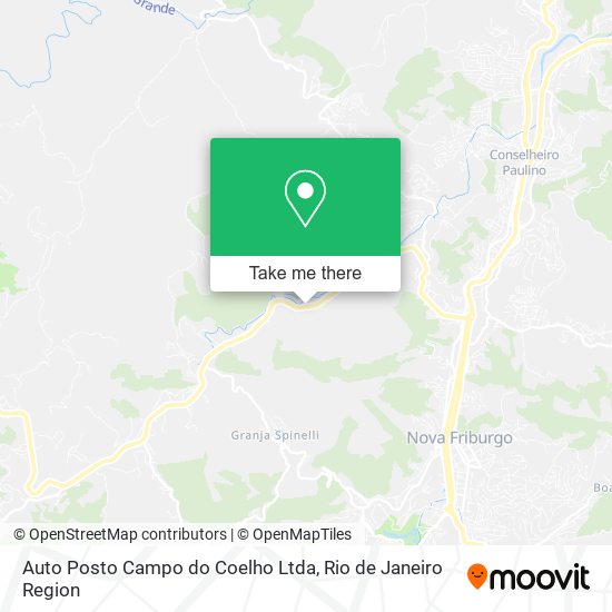 Auto Posto Campo do Coelho Ltda map