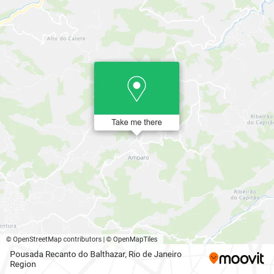 Pousada Recanto do Balthazar map