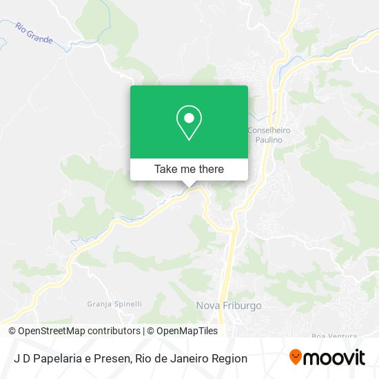 J D Papelaria e Presen map