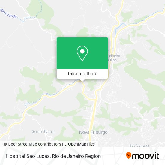 Hospital Sao Lucas map