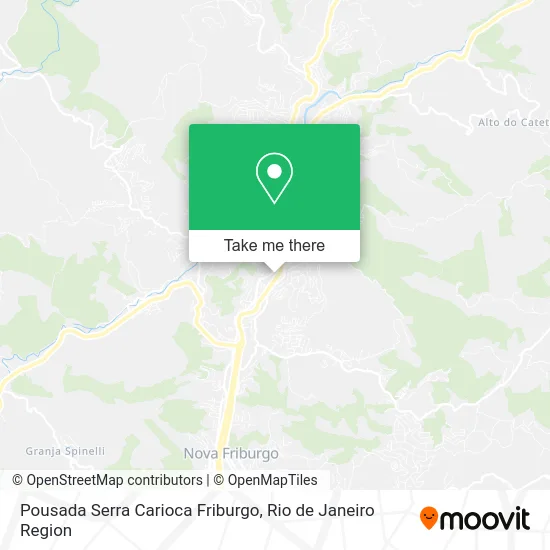Pousada Serra Carioca Friburgo map