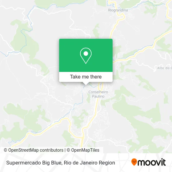 Supermercado Big Blue map