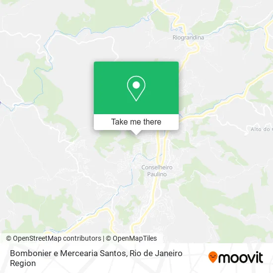 Bombonier e Mercearia Santos map