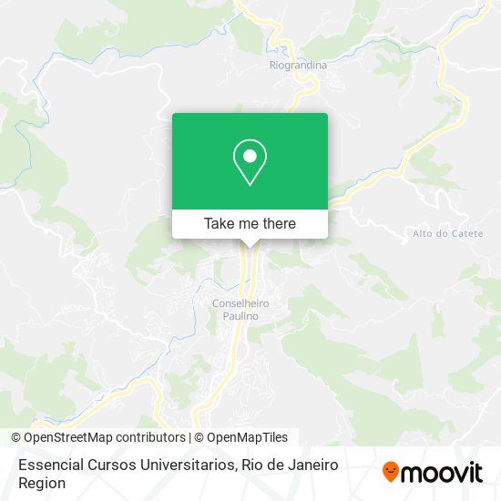 Essencial Cursos Universitarios map