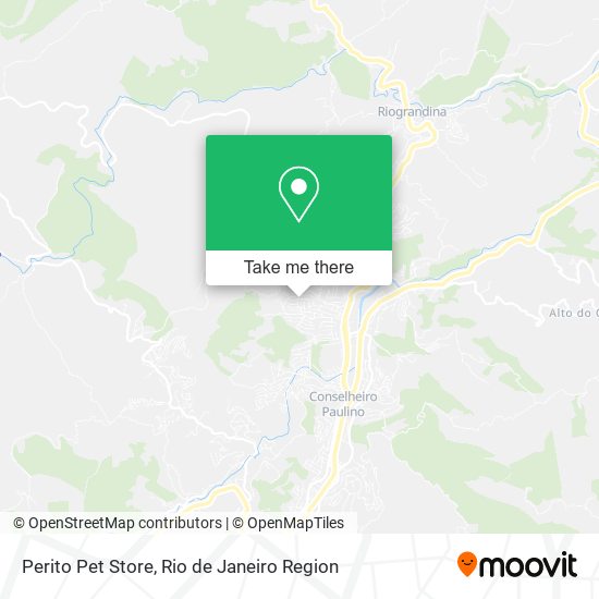 Perito Pet Store map