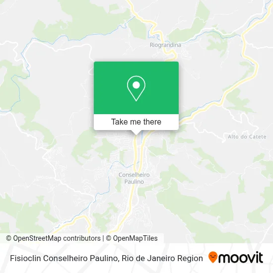 Fisioclin Conselheiro Paulino map