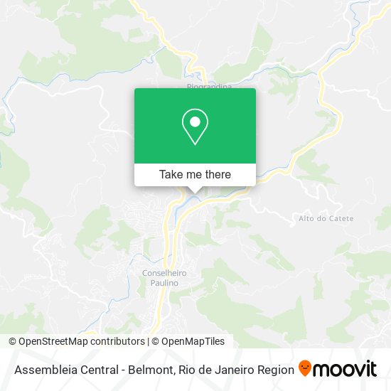 Assembleia Central - Belmont map