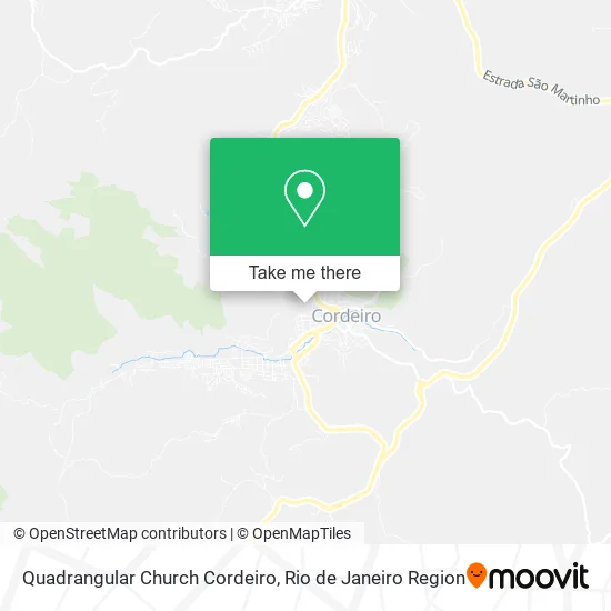 Quadrangular Church Cordeiro map