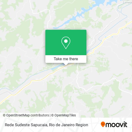 Rede Sudeste Sapucaia map