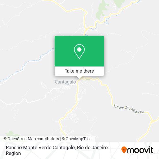 Mapa Rancho Monte Verde Cantagalo