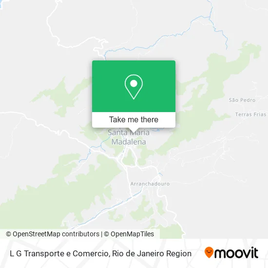 L G Transporte e Comercio map