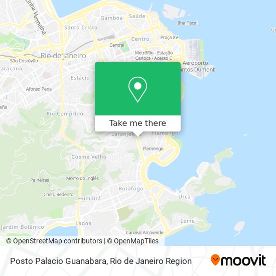 Posto Palacio Guanabara map