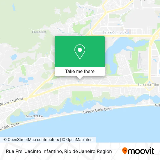 Rua Frei Jacinto Infantino map