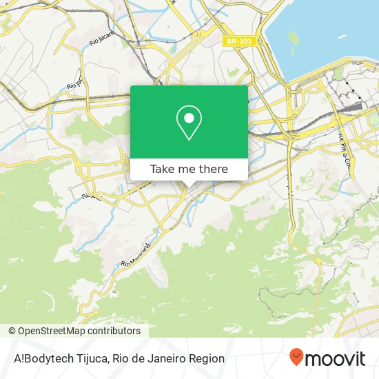 A!Bodytech Tijuca map