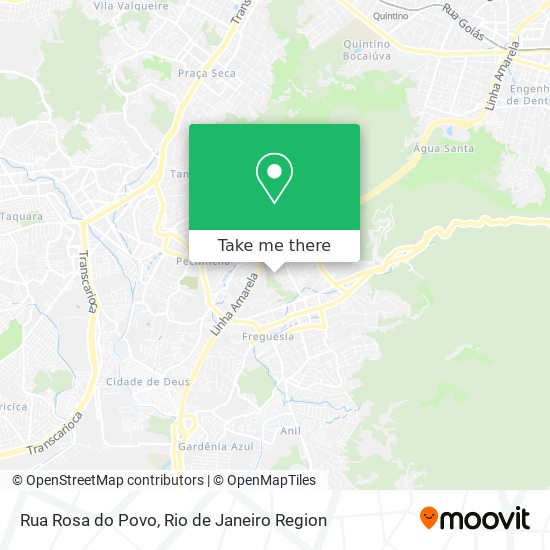 Mapa Rua Rosa do Povo