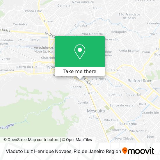 Viaduto Luiz Henrique Novaes map