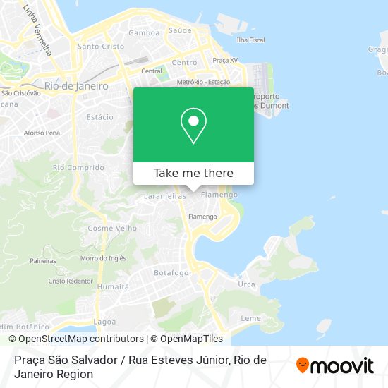 Praça São Salvador / Rua Esteves Júnior map