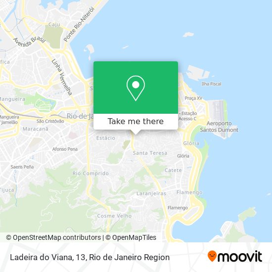 Ladeira do Viana, 13 map