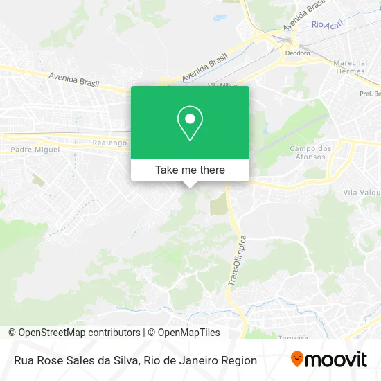 Rua Rose Sales da Silva map