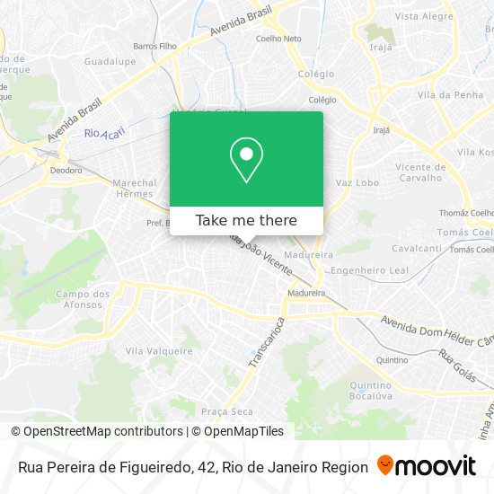 Mapa Rua Pereira de Figueiredo, 42