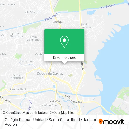 Colégio Flama - Unidade Santa Clara map
