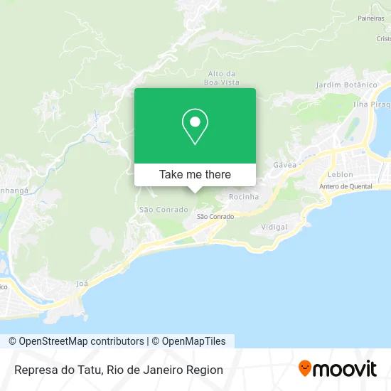 Represa do Tatu map