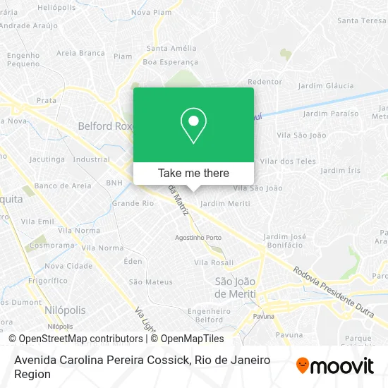 Avenida Carolina Pereira Cossick map